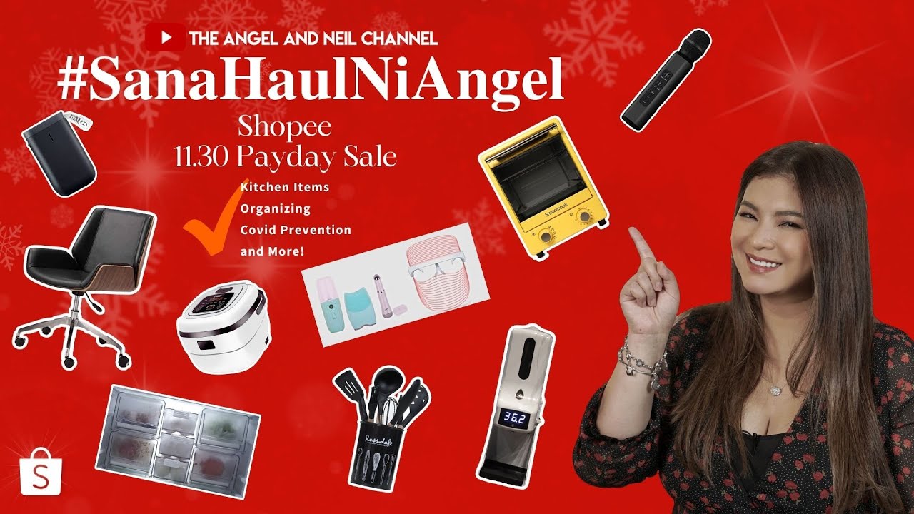 #SanaHaulNiAngel My Shopee Budol Finds! | The Angel and Neil Channel