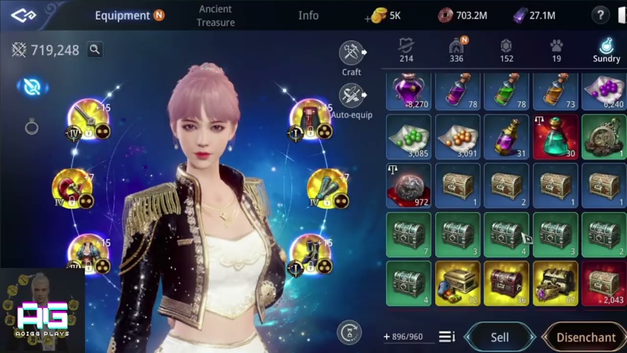 ST CECILIA TRIES TO PROMOTE RAGNOS BRACELET TO EPIC!!! - MIR4