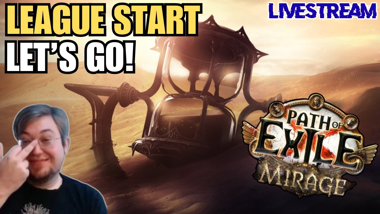 [LIVE]  Path of Exile | Mirage League Start LFG! !discord