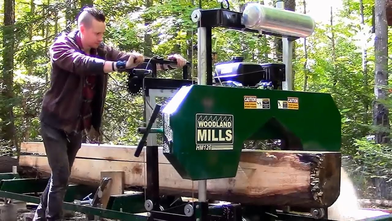 Portable Sawmills- Are they worth the money?- Woodland Mills HM126