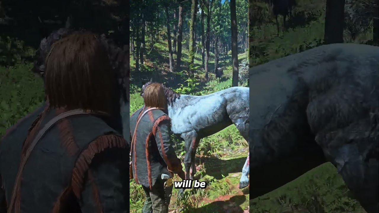 Helping a horse in RDR2 🐴