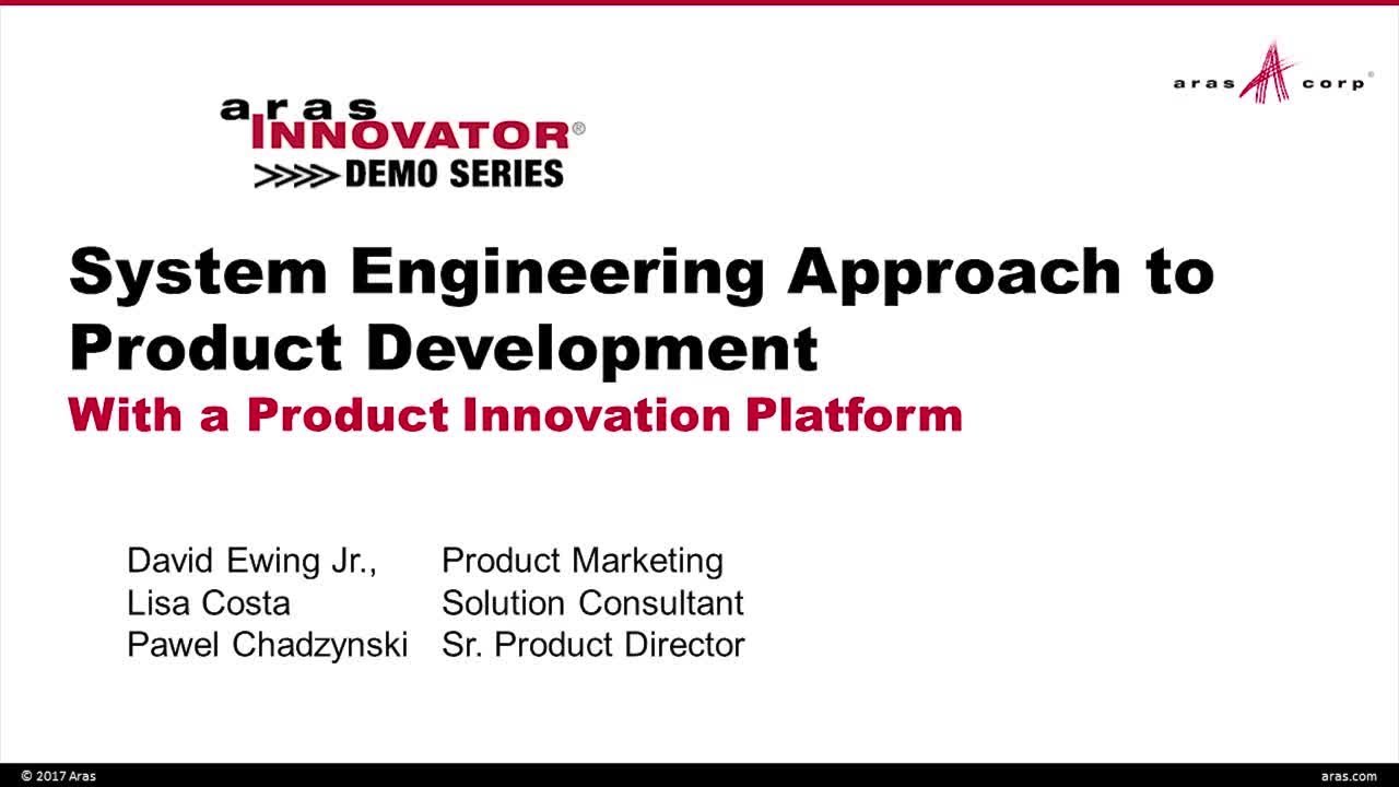 Systems Engineering PLM & MBSE: Integrate Aras Innovator