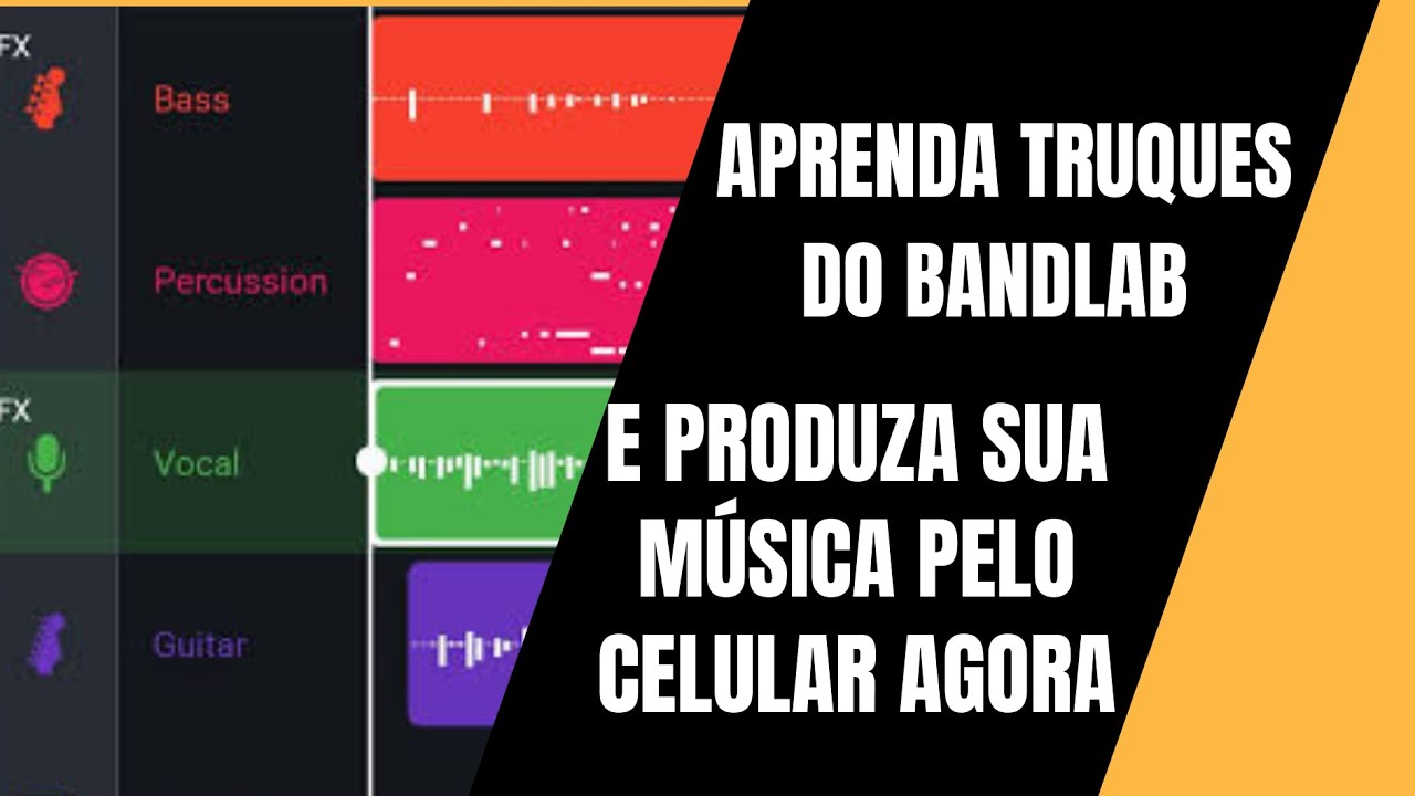 Truques do BandLab - Grave suas músicas pelo celular como um profissional(tutorial)