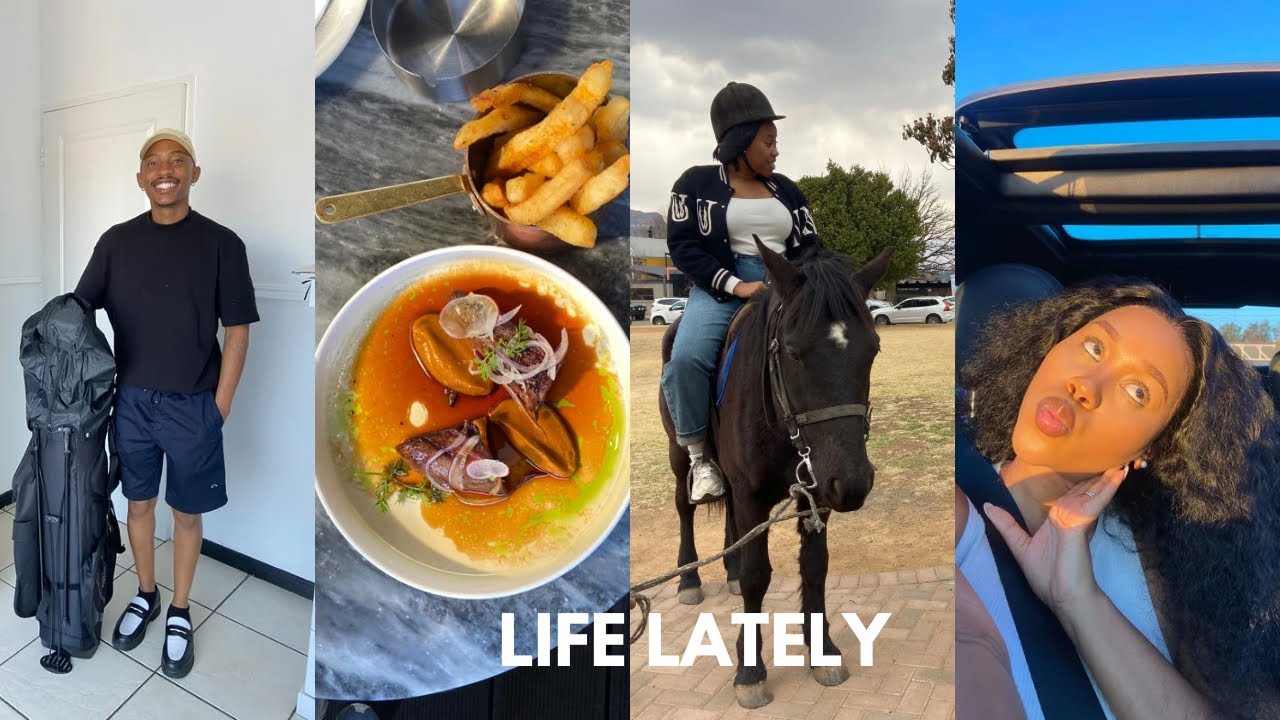 LIFE LATETLY: HORSE RIDING, DATES, KHUMIE JOINS GOLF AND LIFE INBETWEEN 