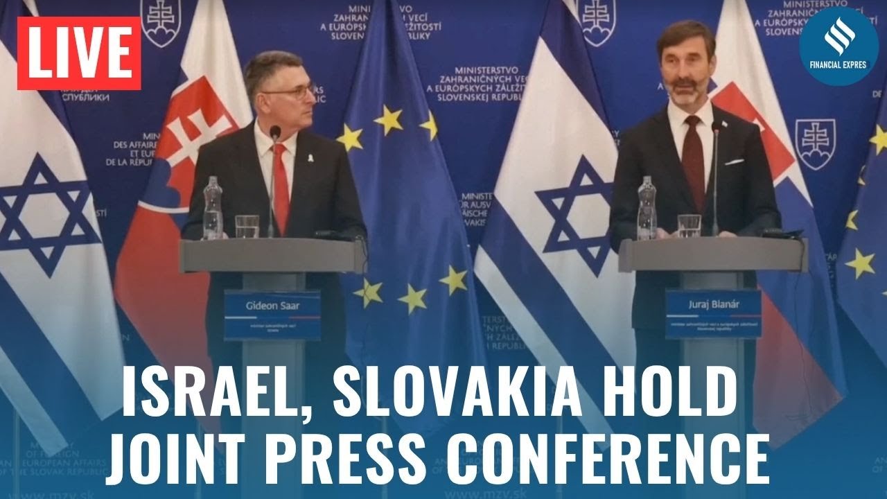 LIVE: Israeli, Slovak Foreign Ministers Address Media After Bilateral Talks in Bratislava