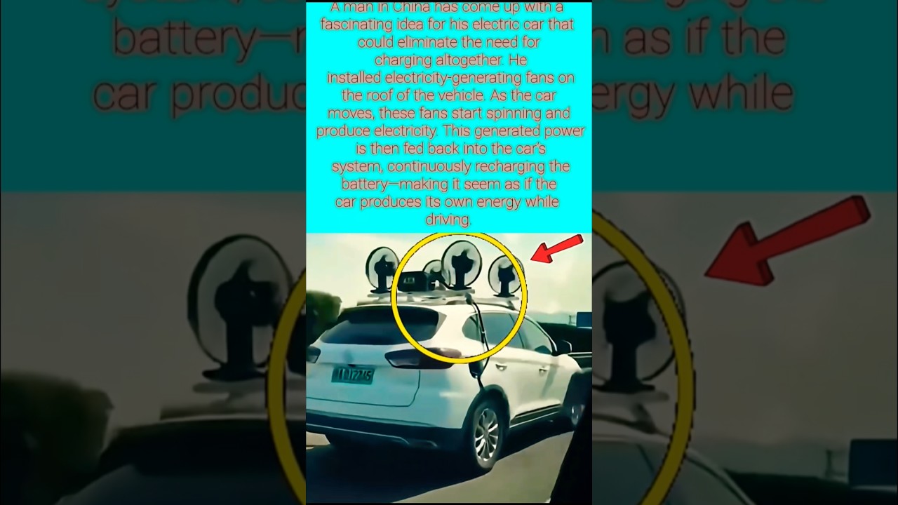 Self-Charging Car Innovation 🚗⚡