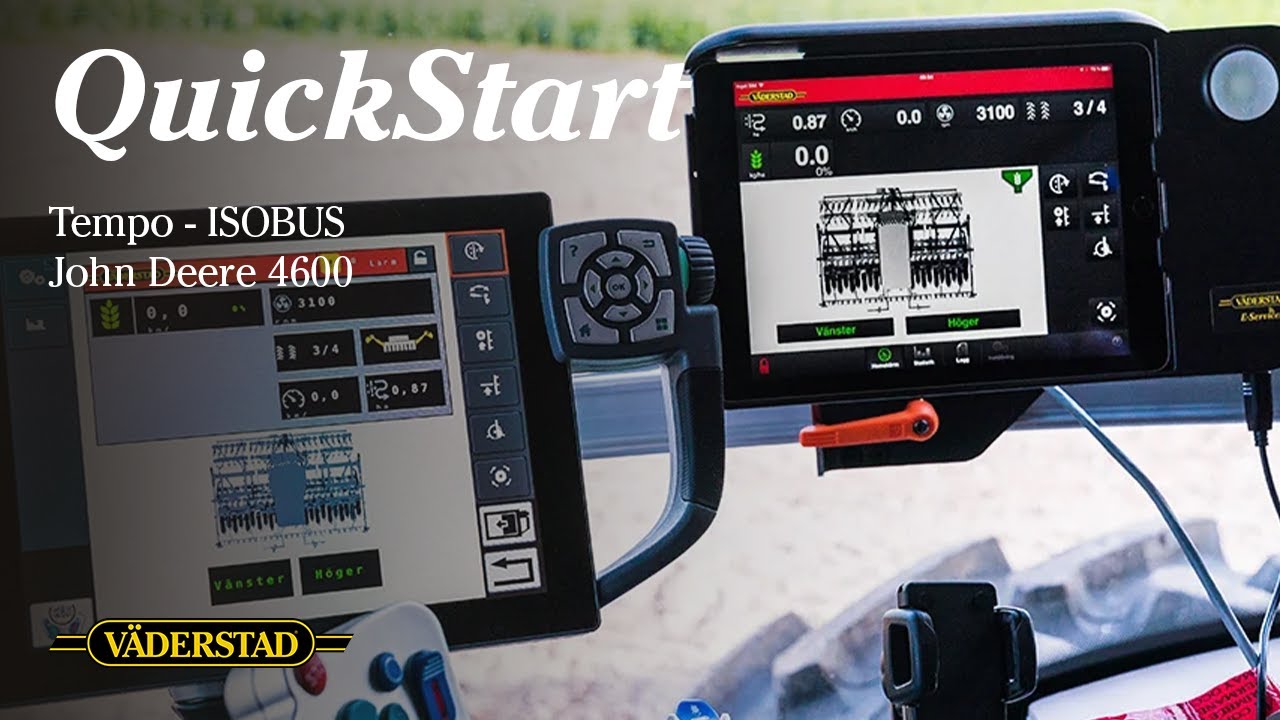 QuickStart - Tempo - ISOBUS - John Deere 4600
