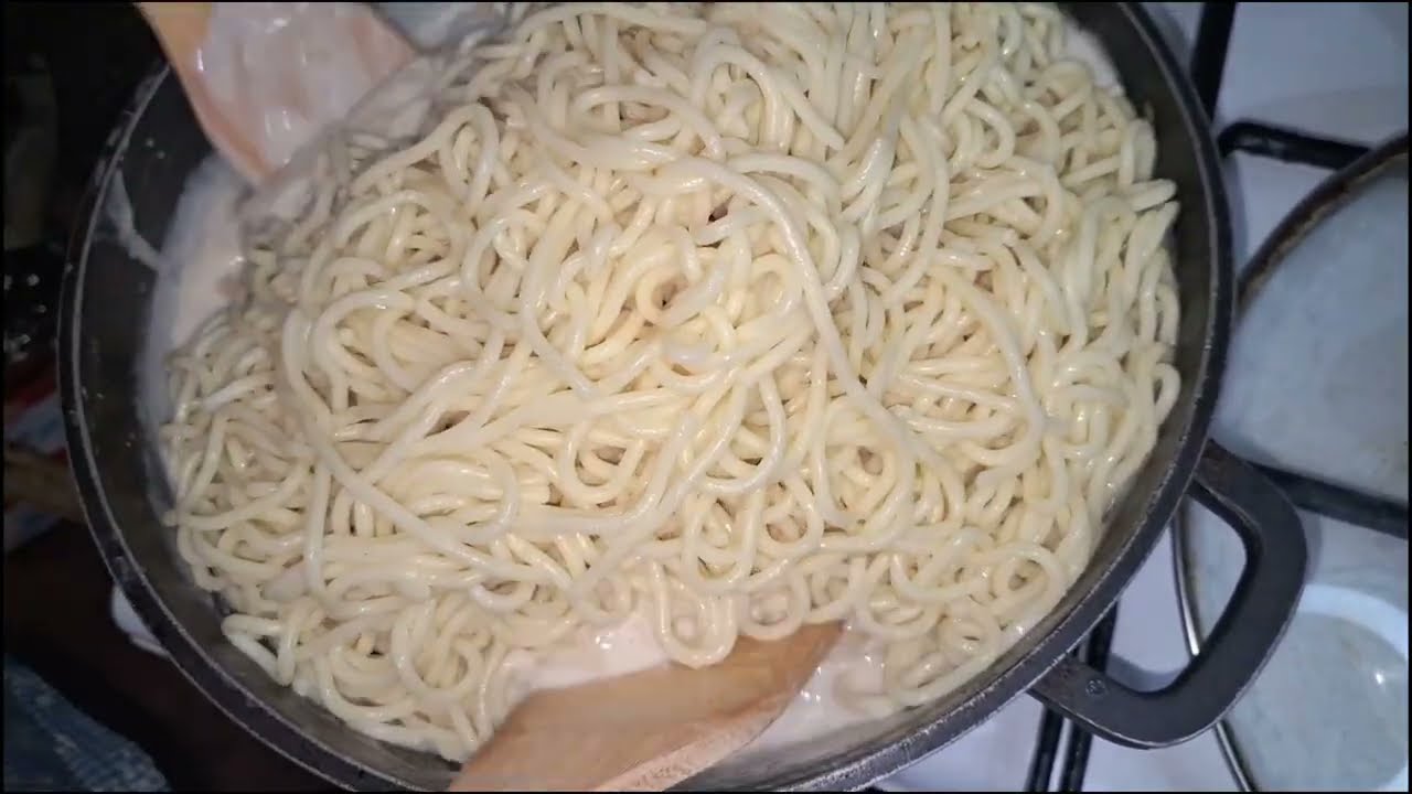 أروع و ألذ سباقيتي على طريقتي بالكريمة و الدجاج 😋👌#سباقيتي#اكسبلور #food #cooking 