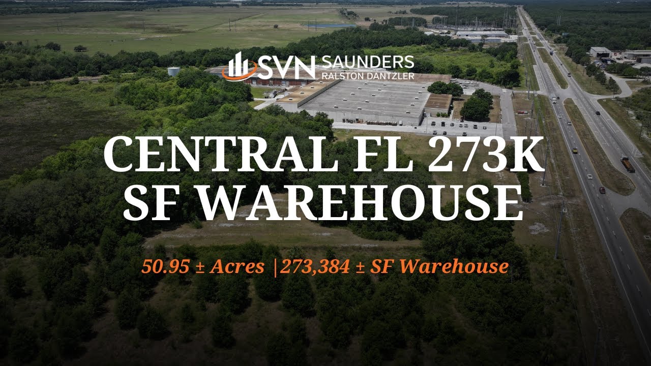 Industrial Warehouse For Sale | Central FL 273k SF Warehouse | 273,384 &plusmn; SF | Lake Wales, FL