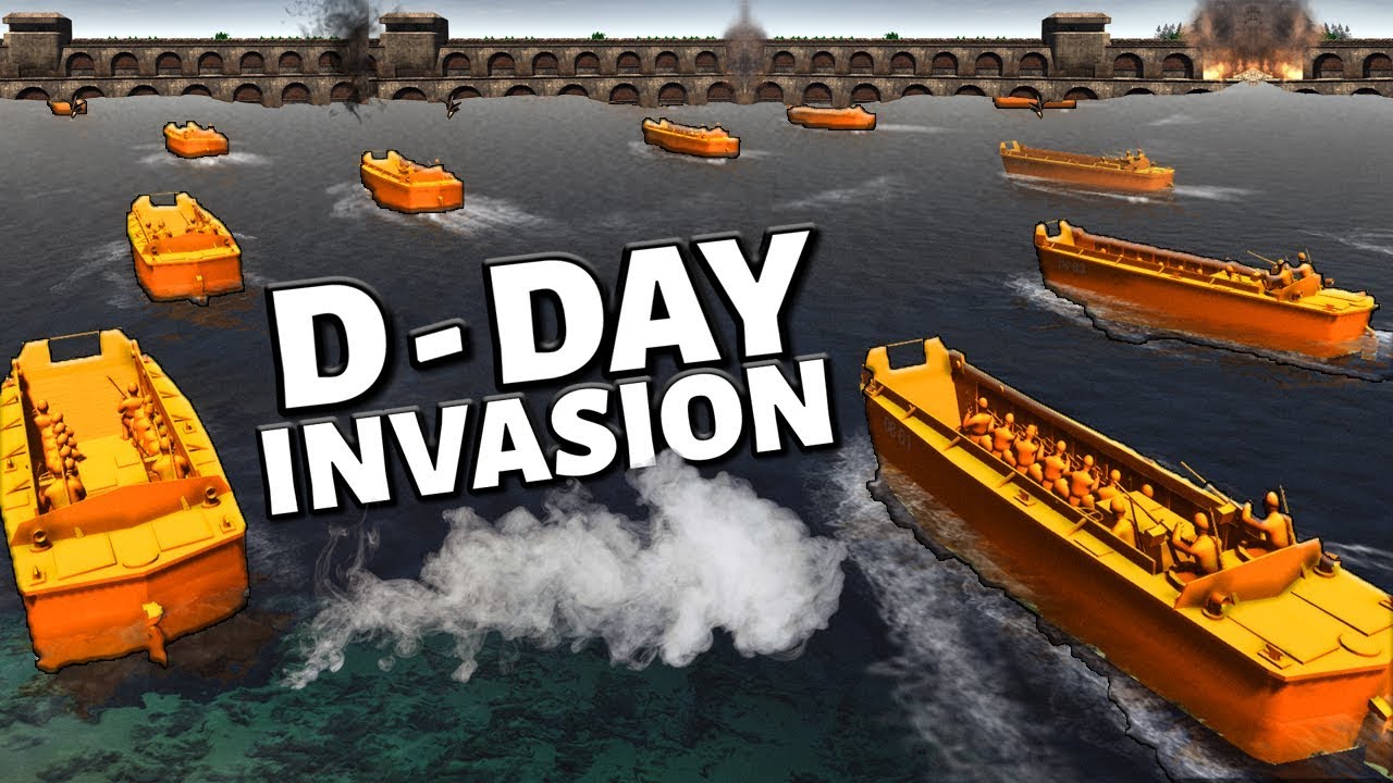 ORANGE D-DAY INVASION ! - Army Men Ocean Fort Siege (A.M.O.W)