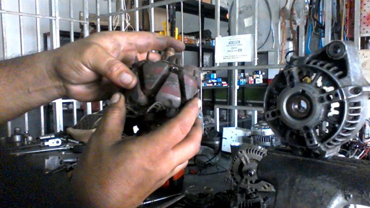 Como desarmar un alternador de toyota