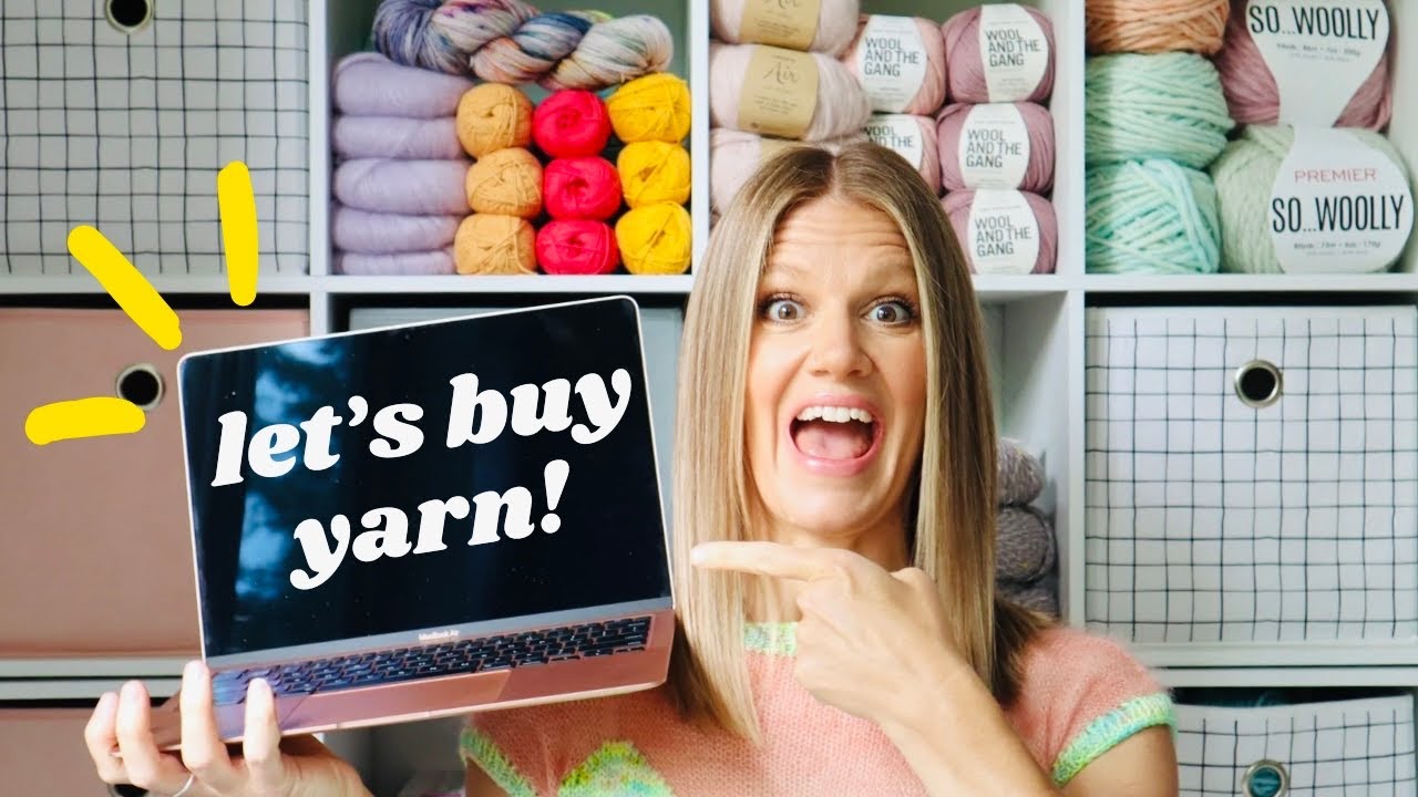 come YARN SHOPPING with me online for my next project! 🧶 (Paper Crane Yarns, Ruby & Roses + Hobbii)