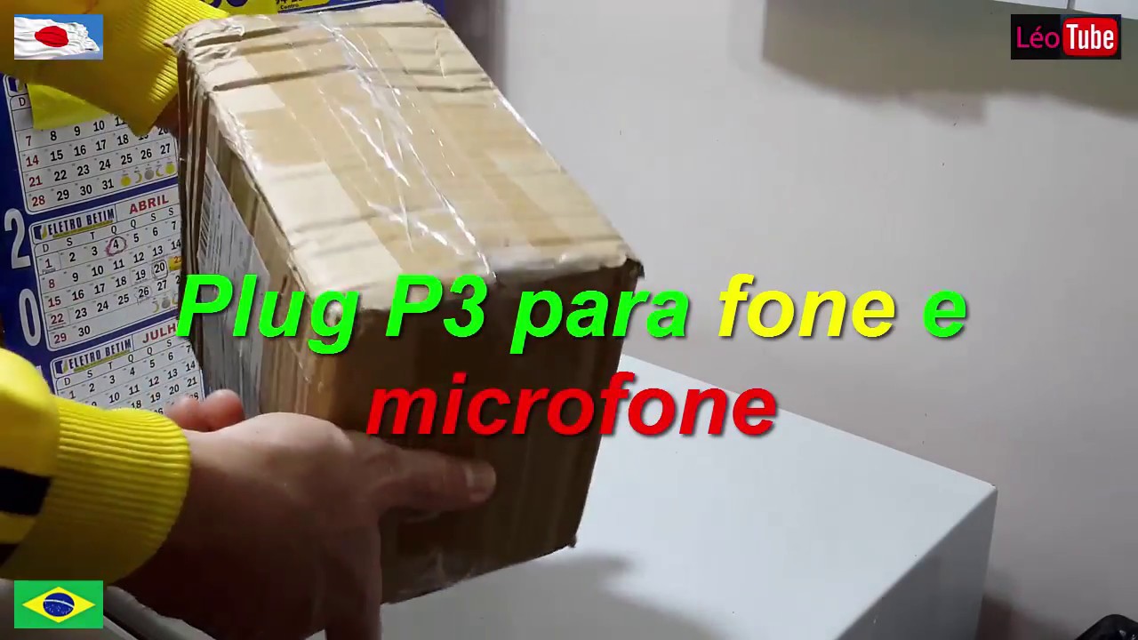 Plug P3 Para Fone e Microfone
