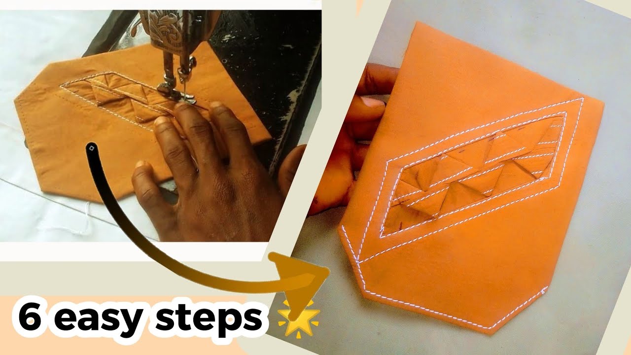 Discover easy way to sew this Beautiful Senator Pocket Design in few minutes