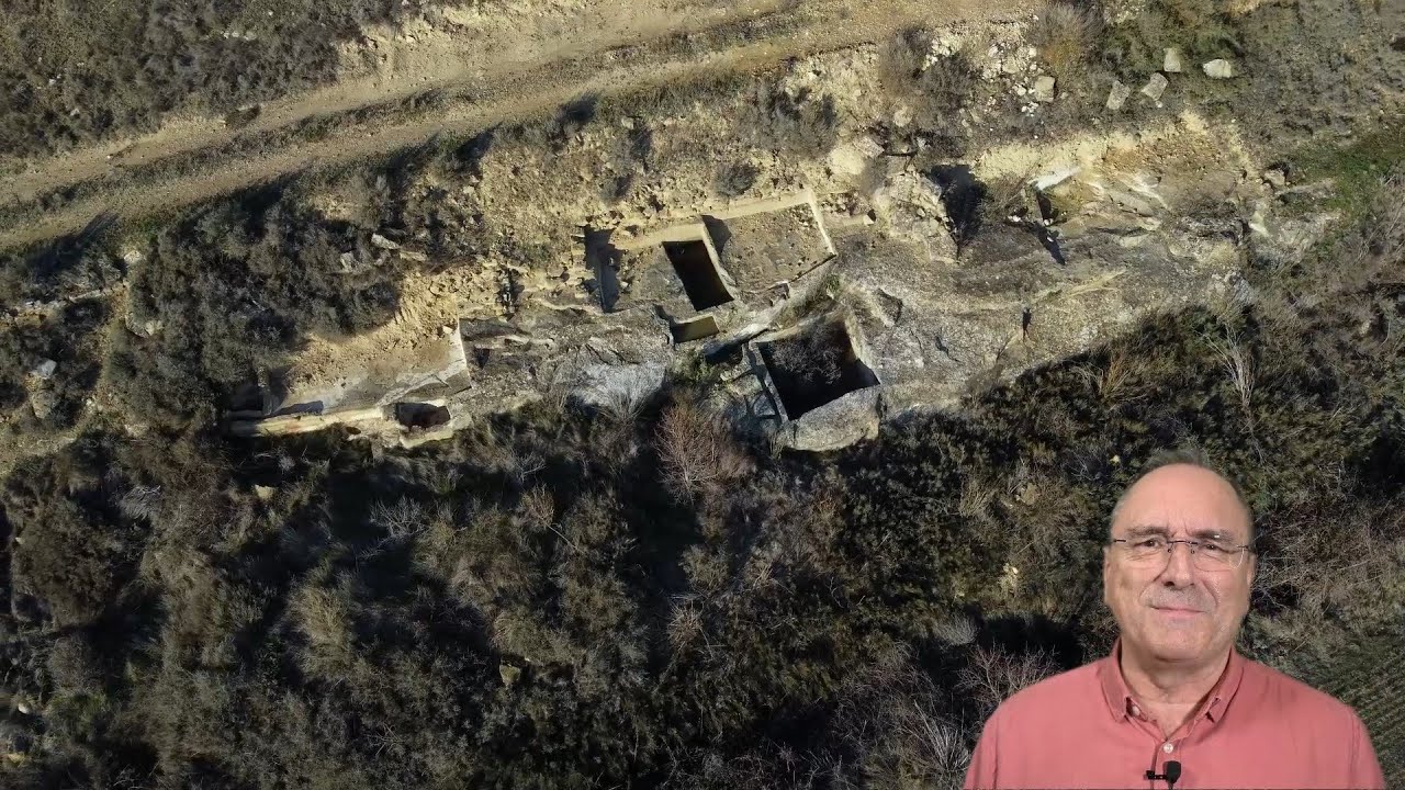 El lagar romano el de Farasdués (Zaragoza).