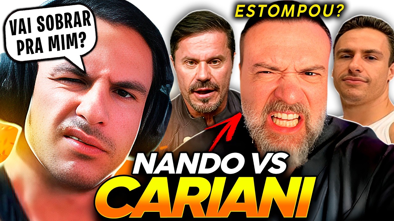 SUPER XAND&Atilde;O REAGINDO a CARIANI: NINGU&Eacute;M VAI ME CALAR HAHAHAHAH - NANDO MOURA