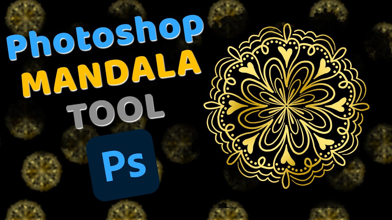 PHOTOSHOP MANDALA ARACI NASIL KULLANILIR? Photoshop Mandala Tool!  Инструмент Мандала в Фотошопе