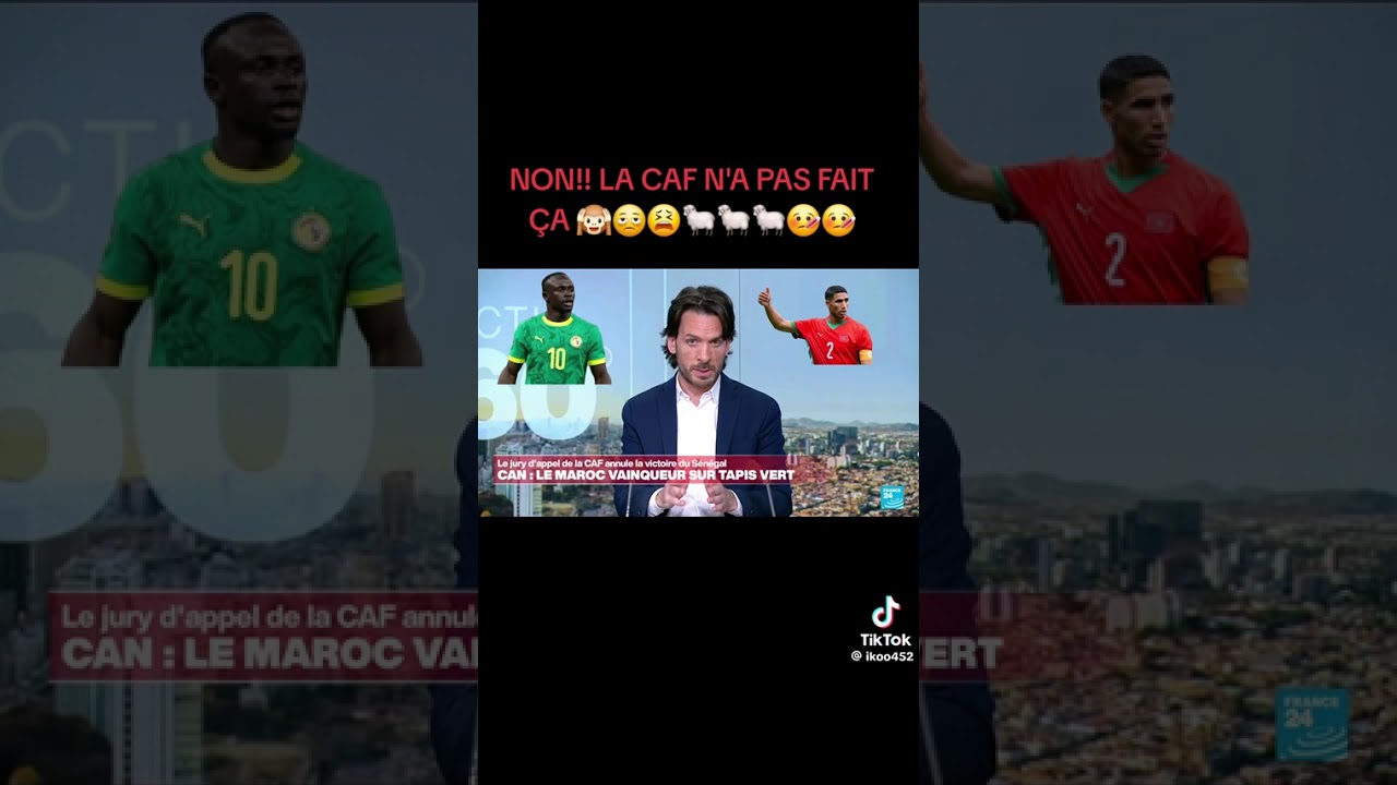 ❌ VOL HISTORIQUE ! La CAF retire la CAN au S&eacute;n&eacute;gal et offre le troph&eacute;e au Maroc
