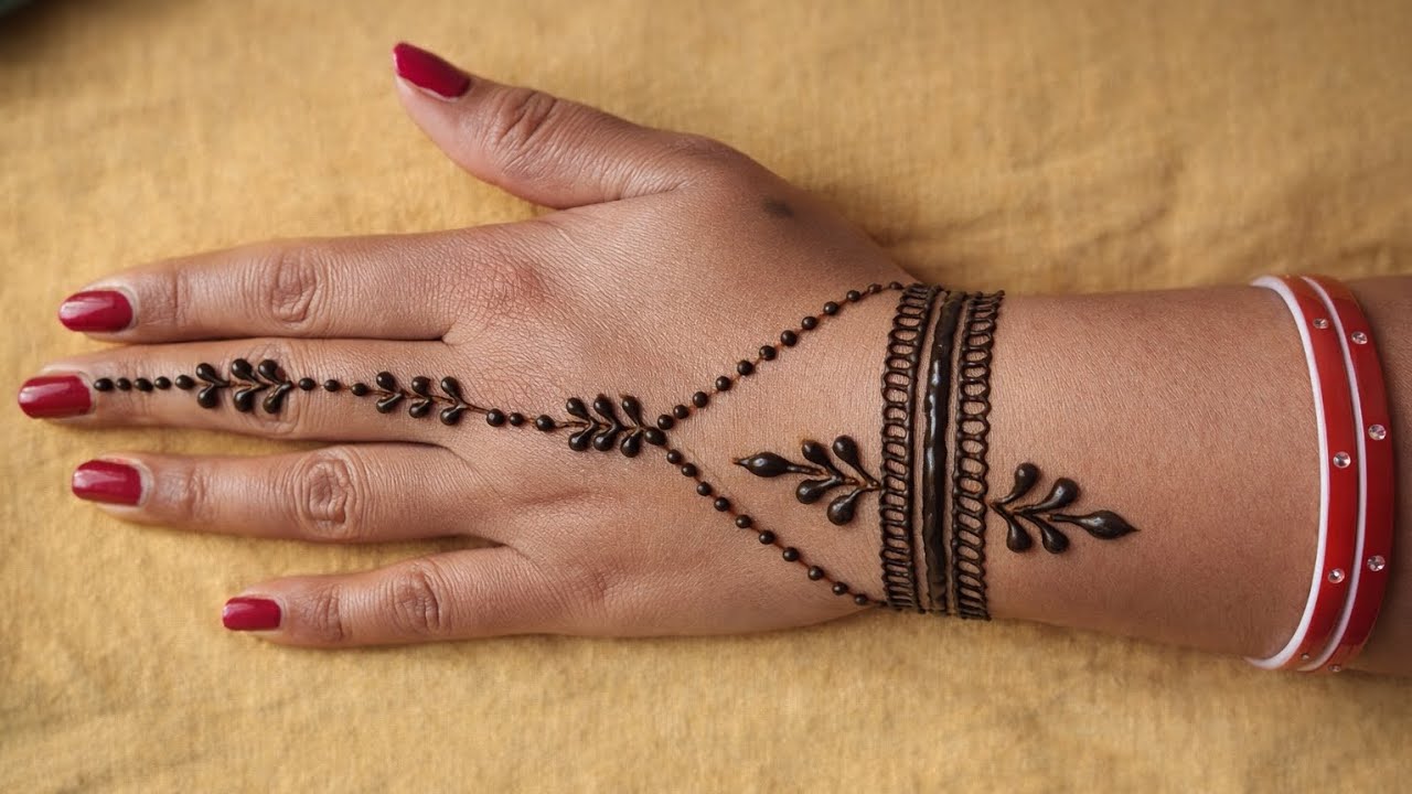 Easy Back Hand Mehndi Design||Simple Mehndi Design Back Hand||Mehndi Design||Mehndi 