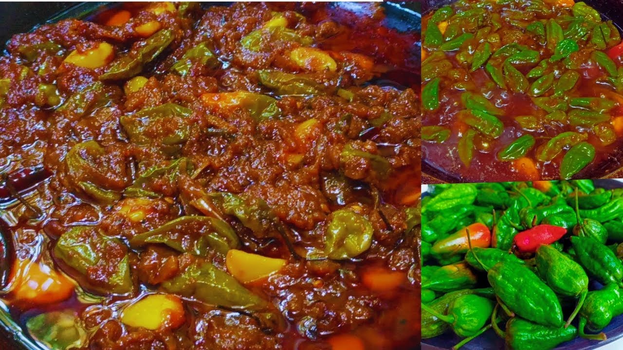 বোম্বাই মরিচের আচার স্বাদ মুখে লেগে থাকার মত | তেঁতুল দিয়ে নাগা | Bombay Morich Achar Recipe
