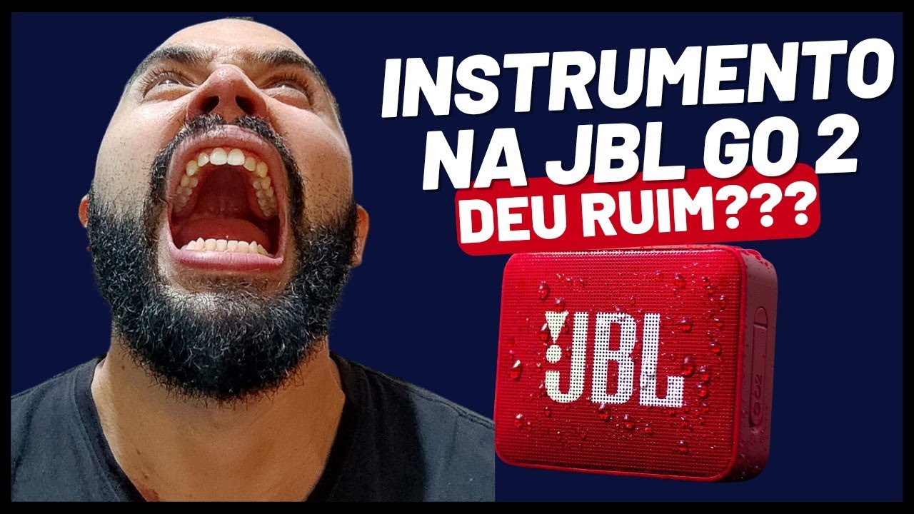 INSTRUMENTOS na JBL GO 2 | ENLOUQUECI de vez - A caixa DERRETEU?