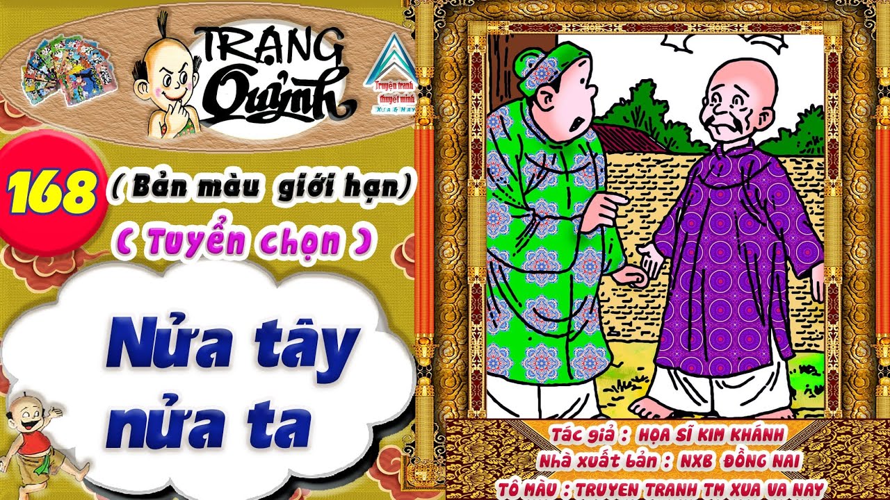 Trạng Quỷnh I Tập 168 I Bản màu giới hạn tuyển chọn: Nửa tây nửa ta @Truyen tranh TM xua va nay