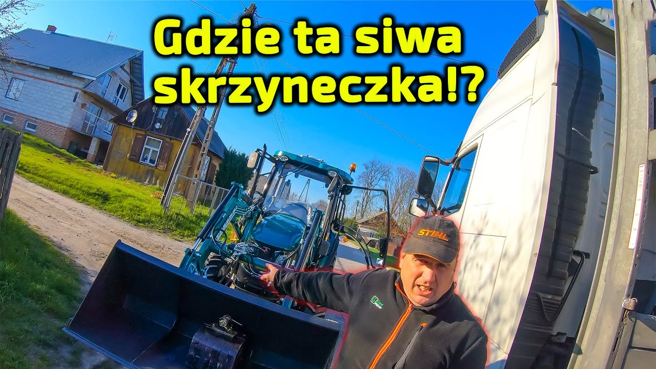 Tomek przywiózł ciągniki Zostawi tylko jeden!Rolnik szuka skrzyneczki Ciągnik Arbos 3055 od Korbanek