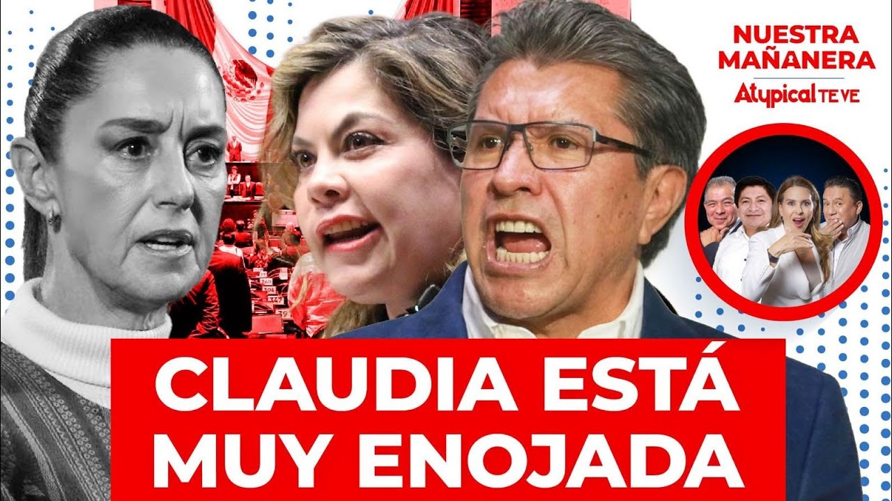 ¡FURIA EN PALACIO! Sheinbaum se pelea con Monreal y líderes del PR y el Verde por el Plan B