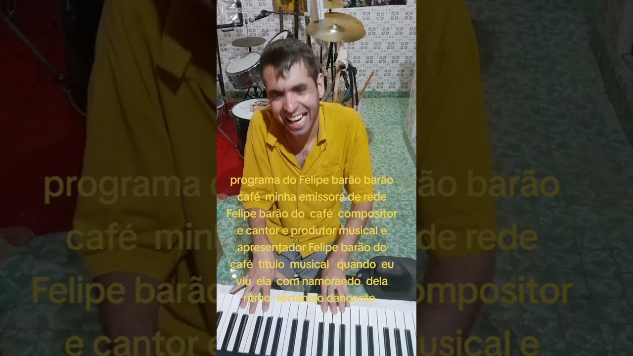 Programa do Felipe barão do café  quando  eu  viu ela na rua com namorado dela  sertanejo dançante  