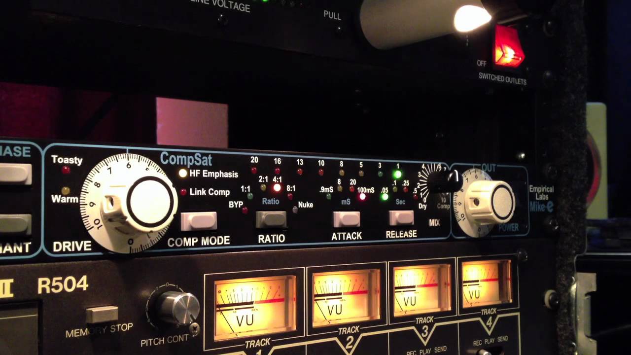 Empirical Labs Mike-E Demo with Guitar and Drums