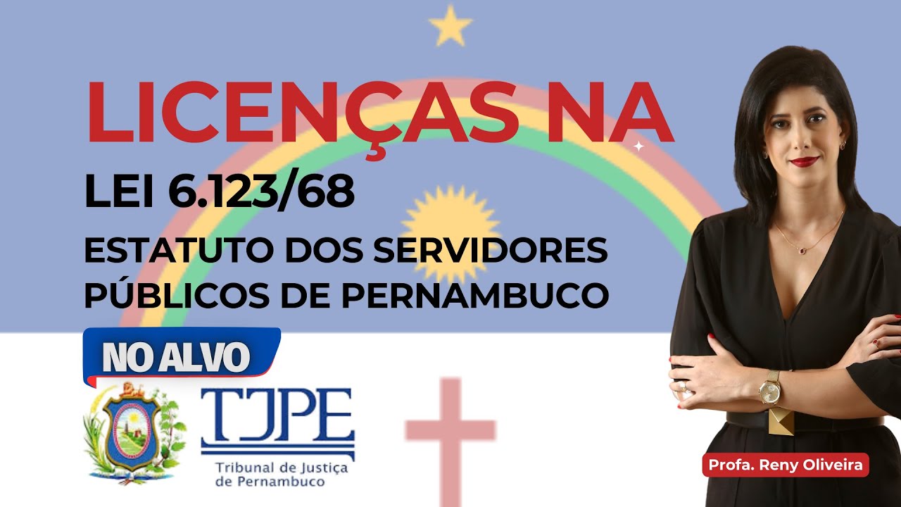 LEI 6.123/68 - ESTATUTO DOS SERVIDORES PÚBLICOS DO ESTADO DE PERNAMBUCO PARA O CONCURSO DO TJ-PE