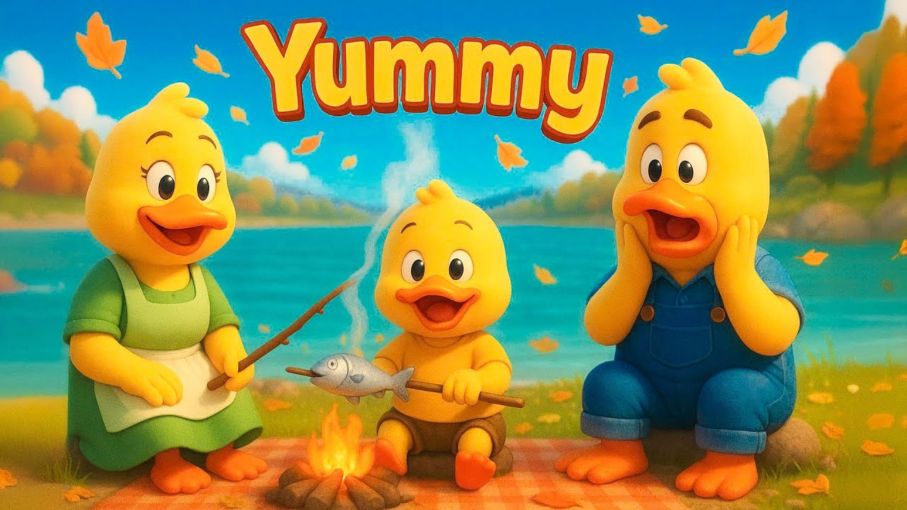 Little Duckling Is So Happy When Parents Take Him Camping 🐥🏕️💕