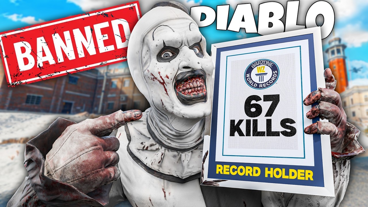 Diablo совершила 67 убийств и установила *НОВЫЙ МИРОВОЙ РЕКОРД* в Warzone🍆😭 (БЕЗ 2 ЯЩИКОВ)