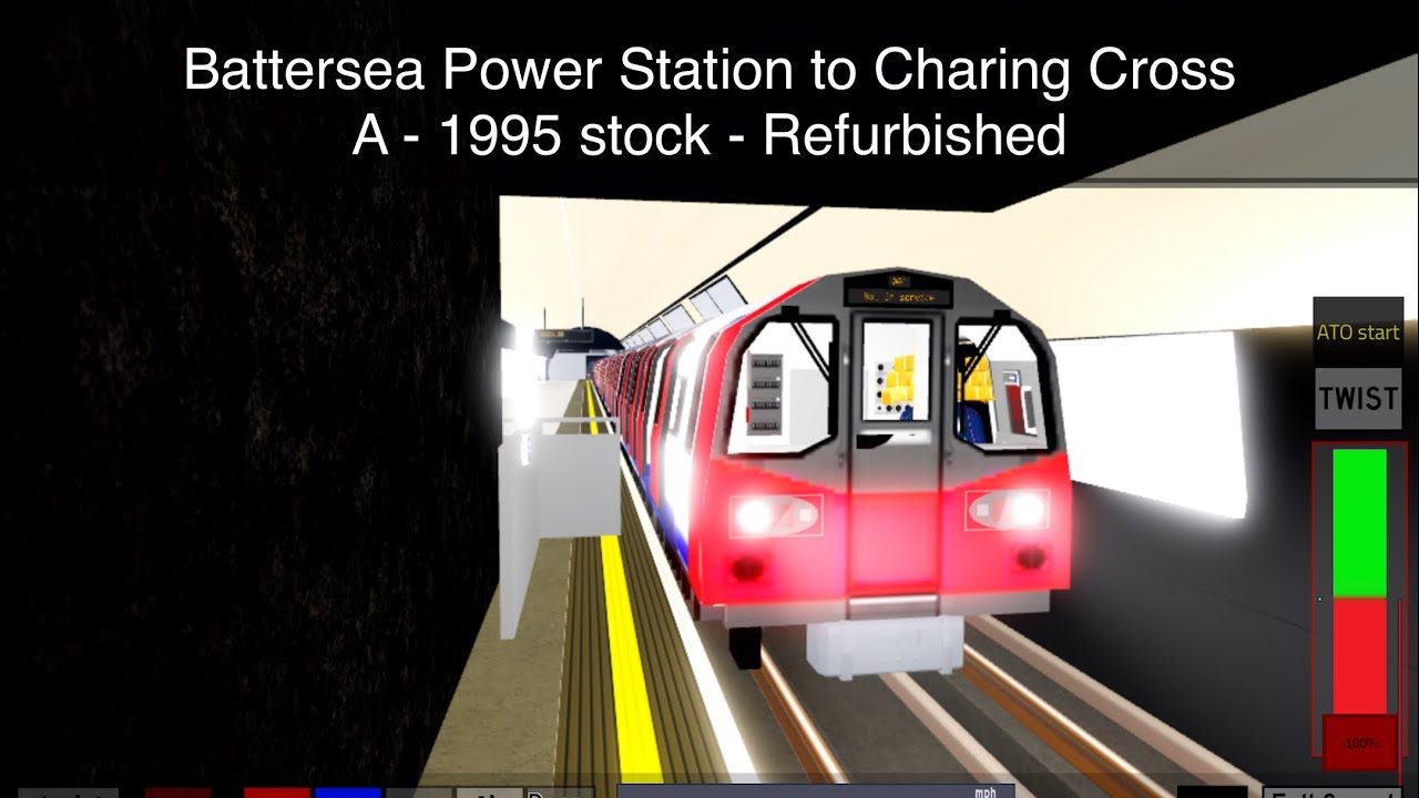 DJMN Lines | Northern line ⦵ | Battersea Power Station → Charing Cross