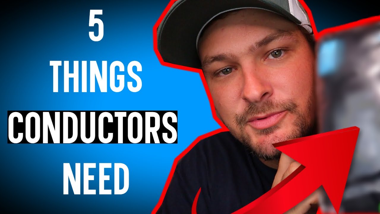 5 Essential Items ALL Railroad Conductors Need In 5 Mintues