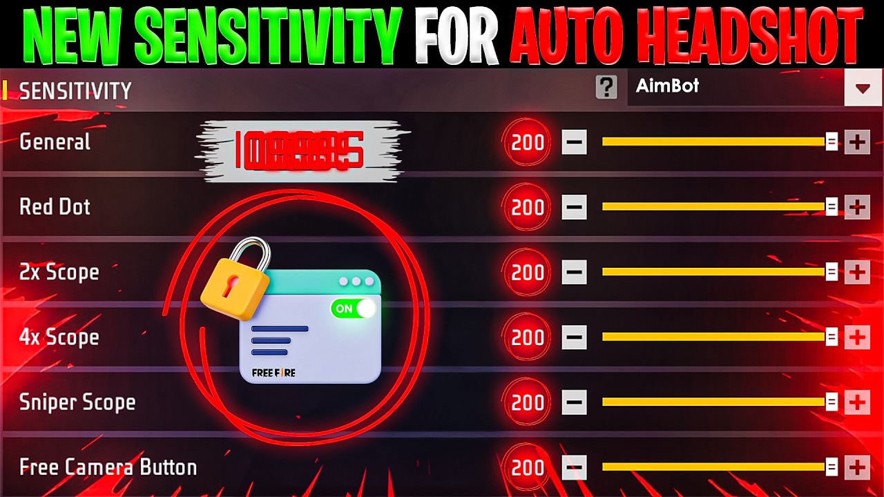 Free Fire Max Headshot Setting After Update 2026⚡Best Sensitivity Settings ⚙️| Sensitivity Setting