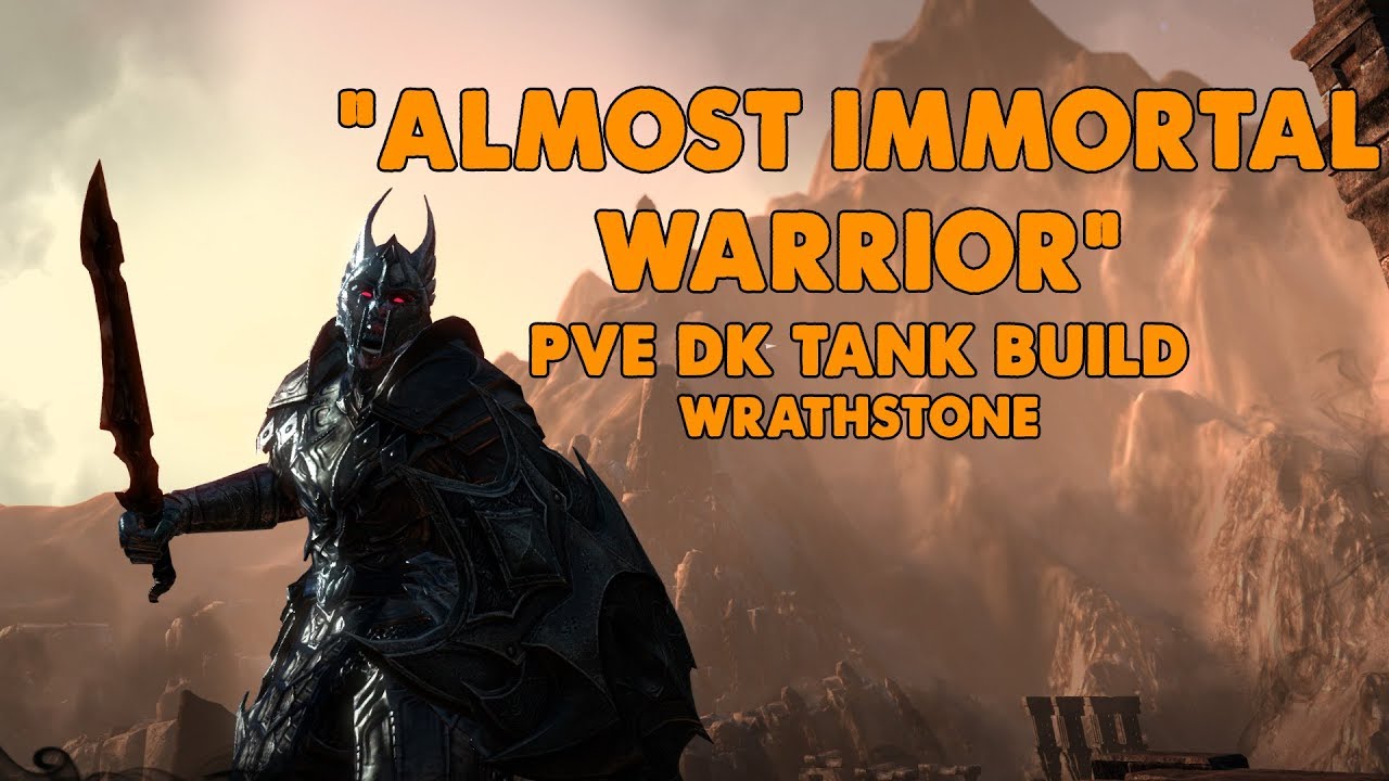 ESO - Almost Immortal Warrior - PVE Dragonknight Tank Build - (Wrathstone)