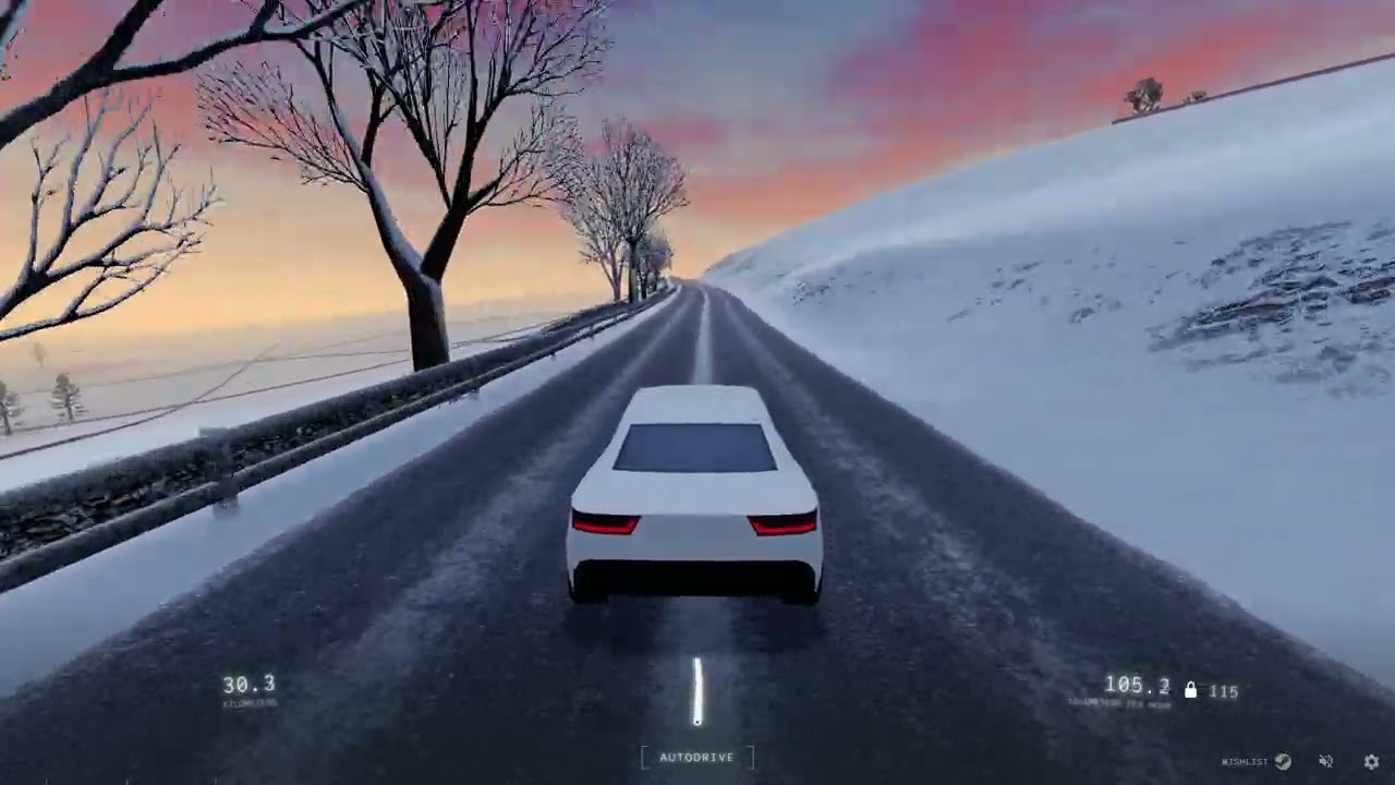 1.5 Hours Relaxing Winter Drive ❄️ | Lo-Fi Beats to Relax / Study