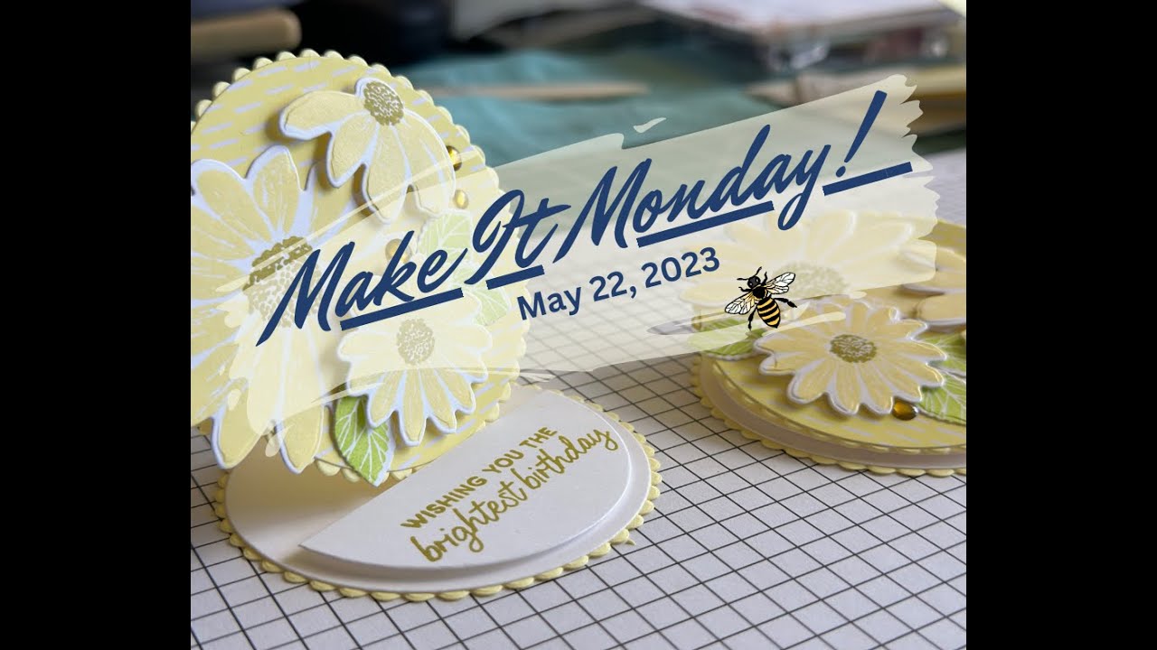 Creating a Simple Circle Card with Stampin' Up!'s Cheerful Daisies Bundle