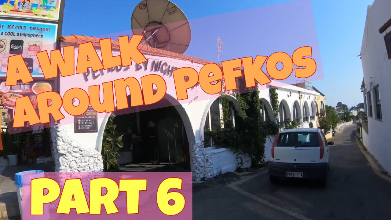 A walk around Pefkos, Part 6. the Med bar to Plakia Beach and on towards Pefkos Eye, September 2019