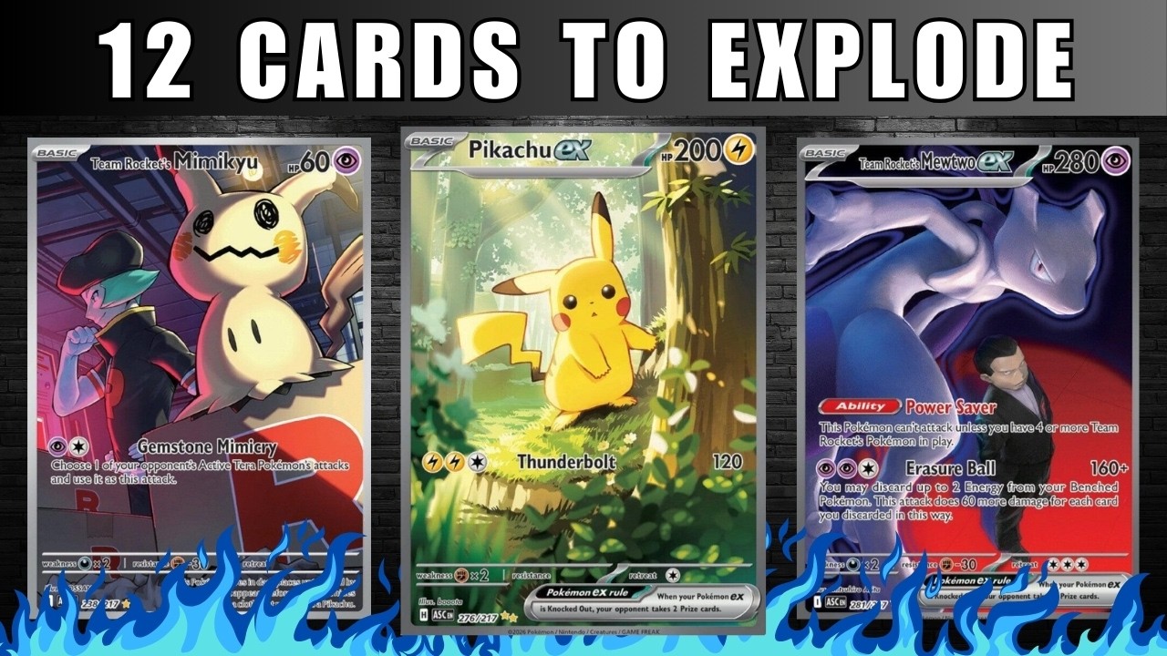 12 Ascended Heroes Cards You Need!