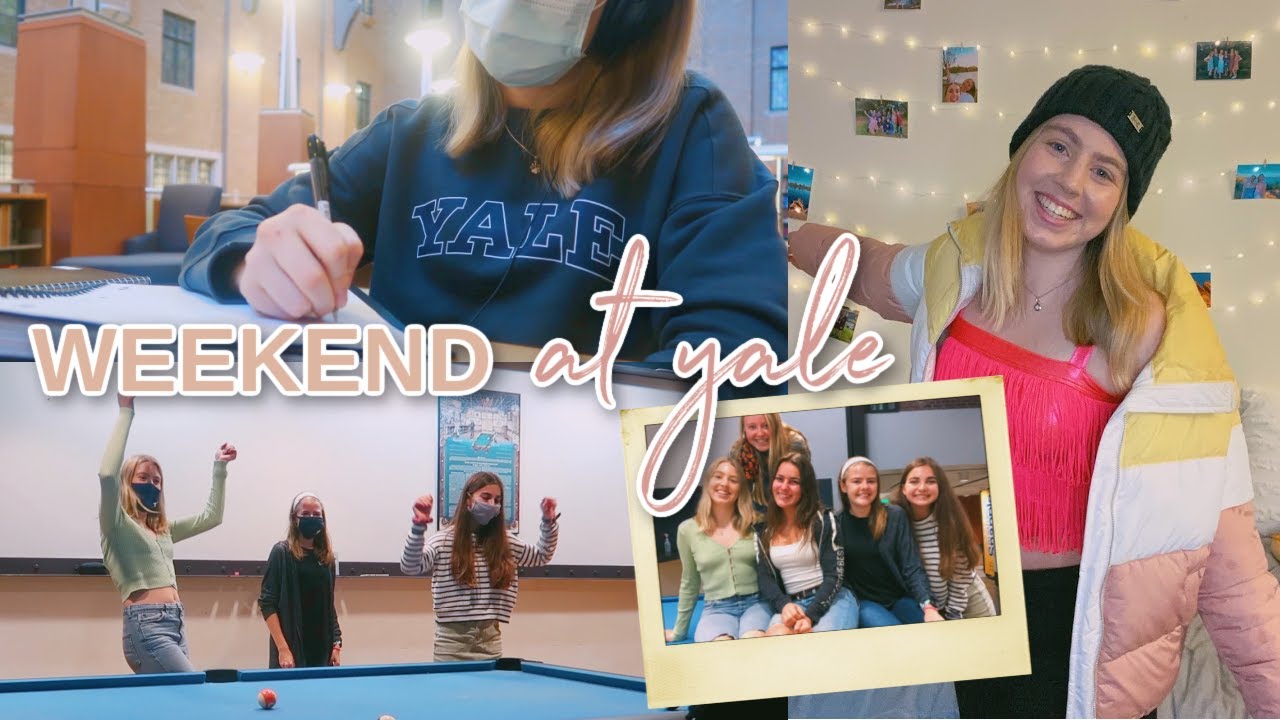 A WEEKEND IN MY LIFE AT YALE | halloween, friends, study + balancing everything!!