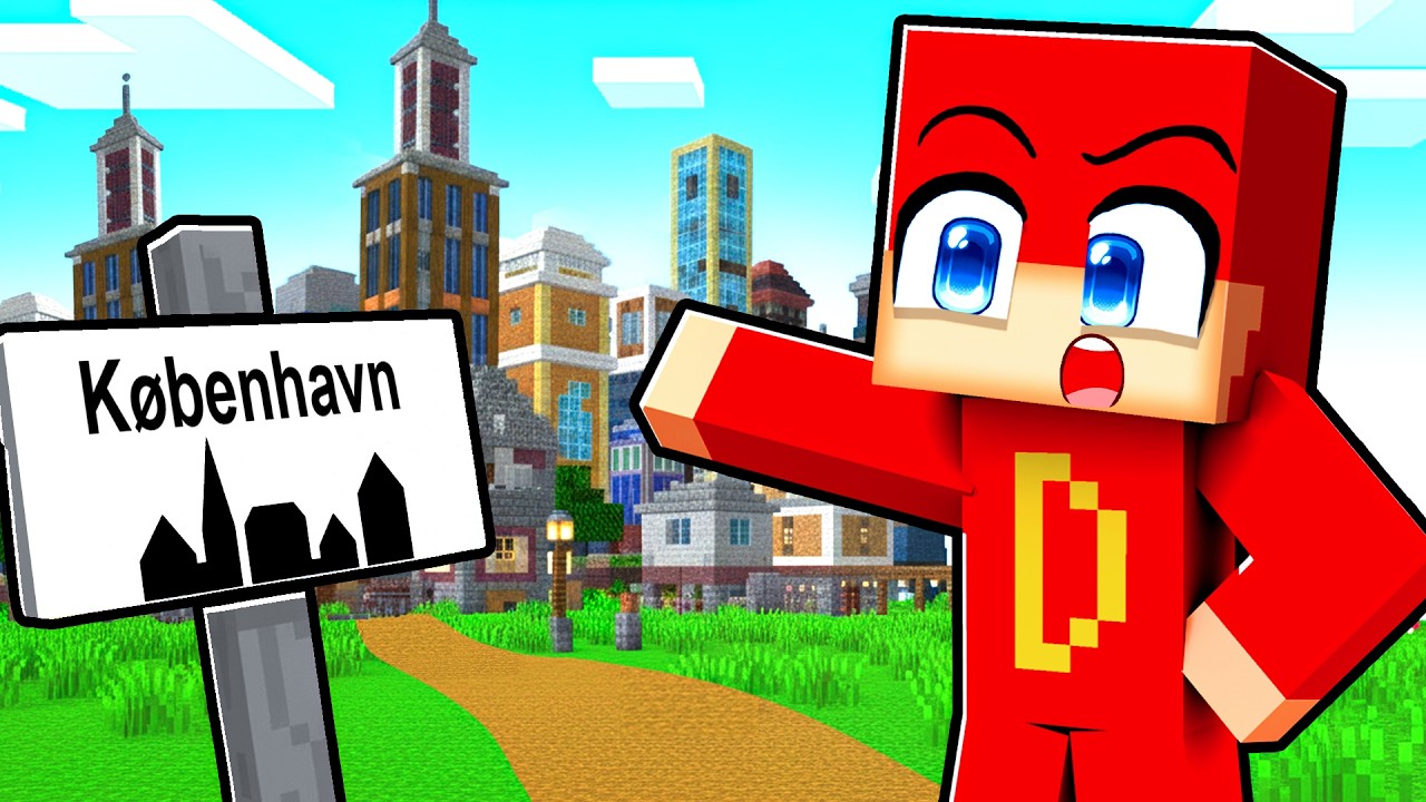 Jeg Besøgte Danske Byer i Minecraft!