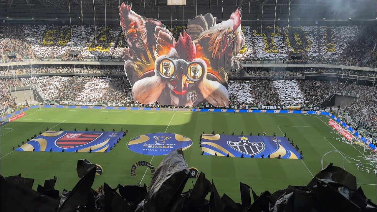 A MAIOR FESTA DA ARENA | ENTRADA DO TIME EM CAMPO | ATLÉTICO x FLAMENGO | COPA DO BRASIL (FINAL)