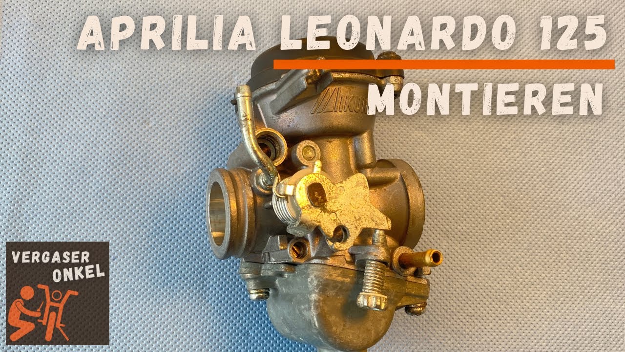 Vergaser Aprilia Leonardo 125 montieren, ausführlich erklärt vom Vergaseronkel