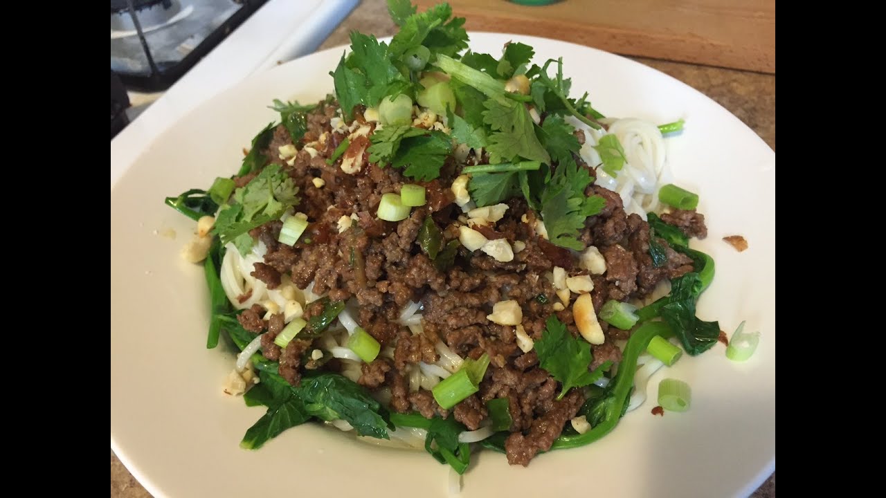 How To Make Sichuan Dan Dan Noodles 担担面