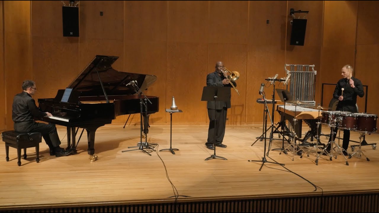 Rapsodia per trombone, pianoforte e percussioni by Miklós Kocsár // Jackson, Bengtson, Antonio