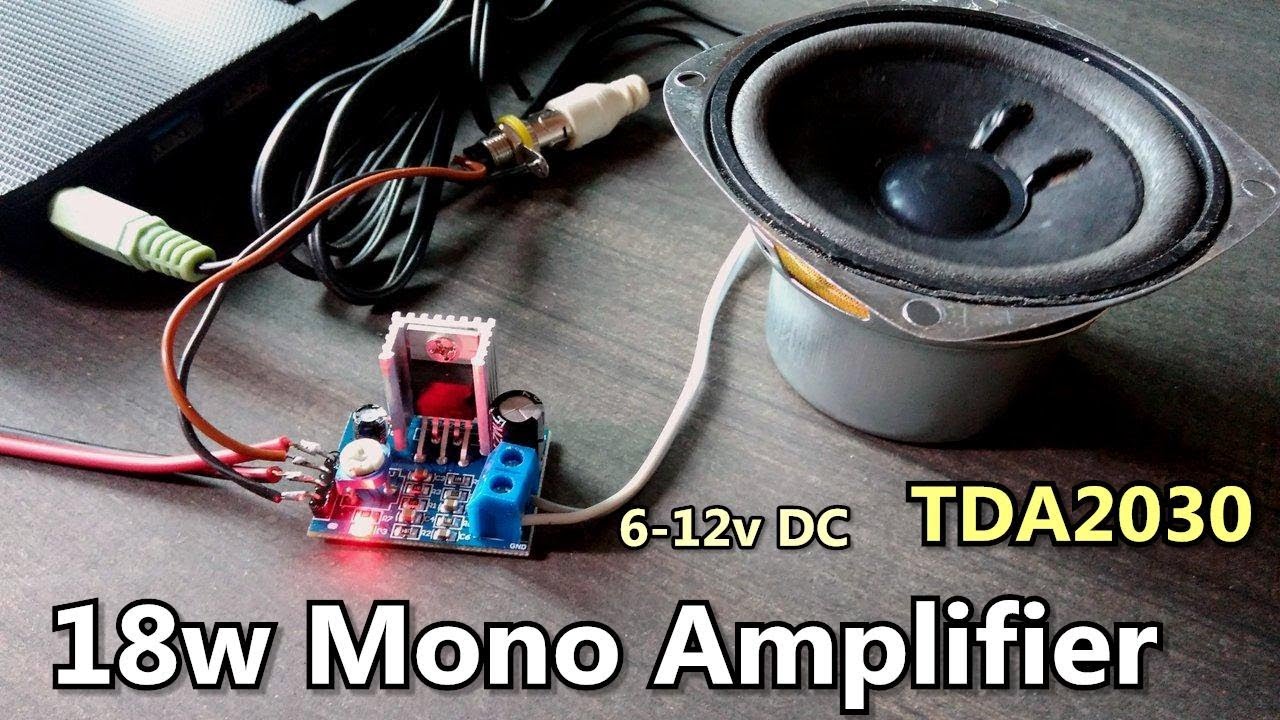 TDA2030A 18W Hi-Fi Amplifier Board | Class AB Amplifier (6v-12v) DC | POWER GEN