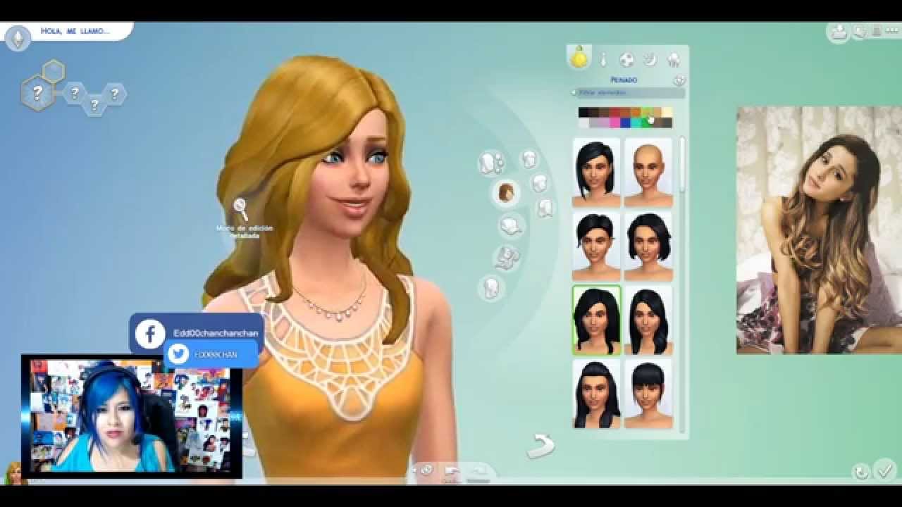 Los Sims 4 - Creando un Sim DEMO - Ariana Grande en los Sims 4