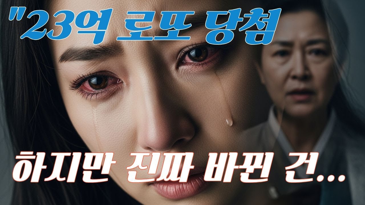 내가...1등 이라고?#시니어사연 #인생사연 #실화사연 #가족갈등 #사연라디오 #시니어인생 #드라마 #사연 #인생 #구독 #좋아요 #로또당첨 #모녀갈등 #인생역전#엄마